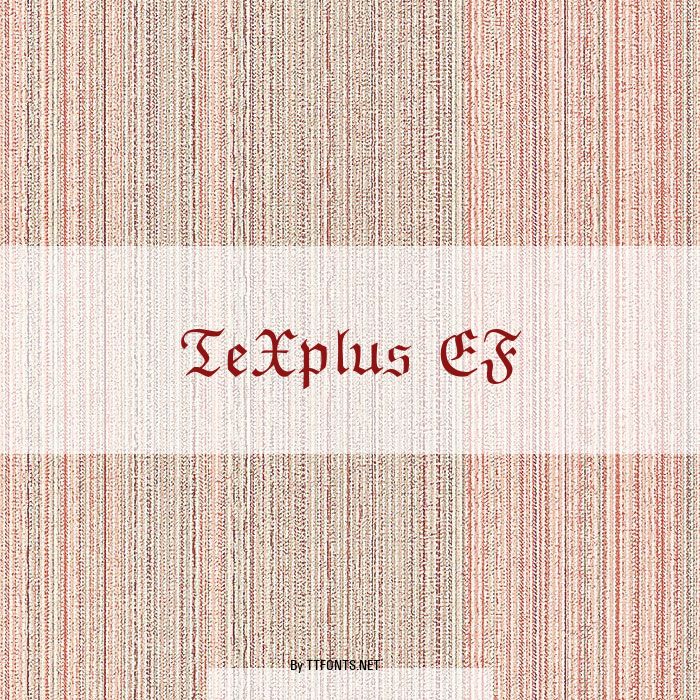 TeXplus EF example
